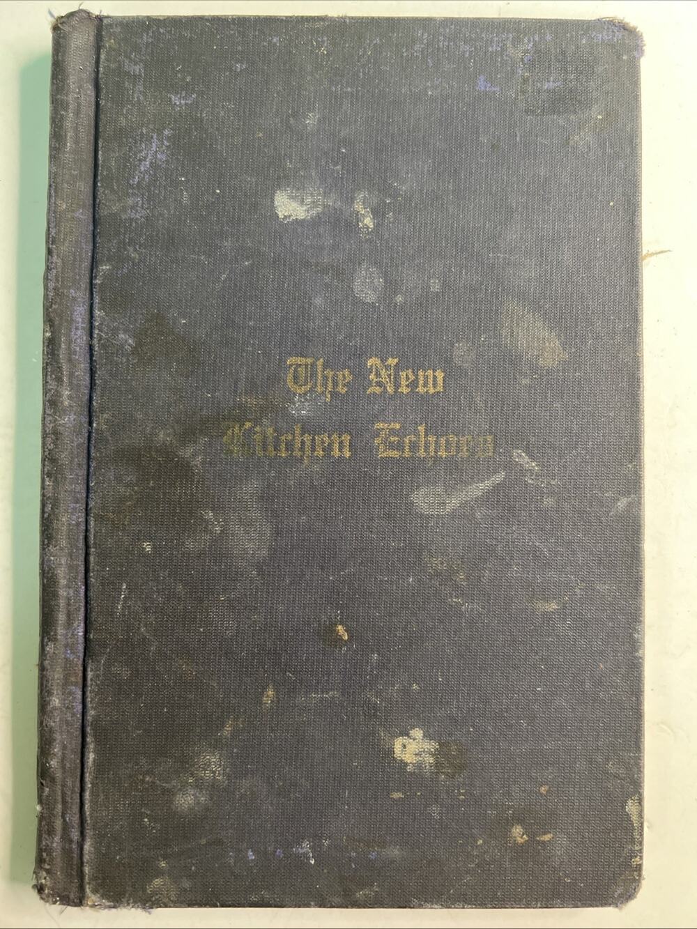 1906 Cookbook New Kitchen Echoes Ladies Aid Society Dayton Ohio HC Advertising